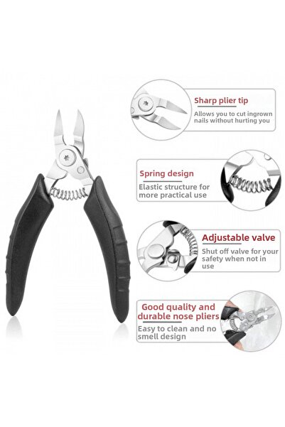 Kamardey Stainless Steel Pedicure Set 4 Pieces Special Nail Clipper