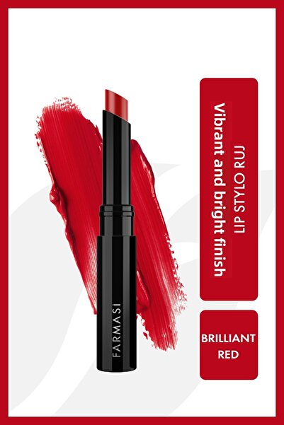 Farmasi أحمر الشفاه Lip Stylo باللون الأحمر اللامع