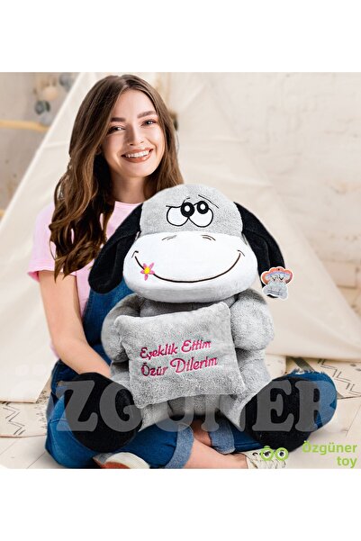 Özgüner Oyuncak 97 cm Donkey I Apologize Plush Donkey (100% Domestic Production)
