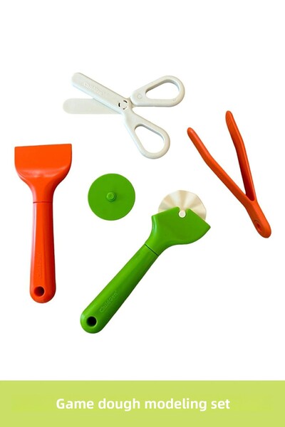 ChildGen مجموعة أدوات النمذجة المميزة للعب العجين - الأسطوانة والمقص والملعقة...