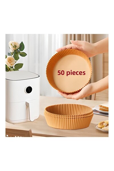MorPort Airfryer Baking Paper 50 Pieces Air Fryer Paper Compatible with Phili...