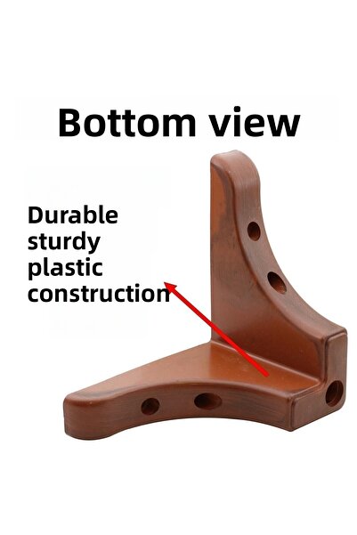 Badem10 Canapea Mobilier cu Model din Lemn Maro Rose Lux - Picior de ridicare de 10 Cm