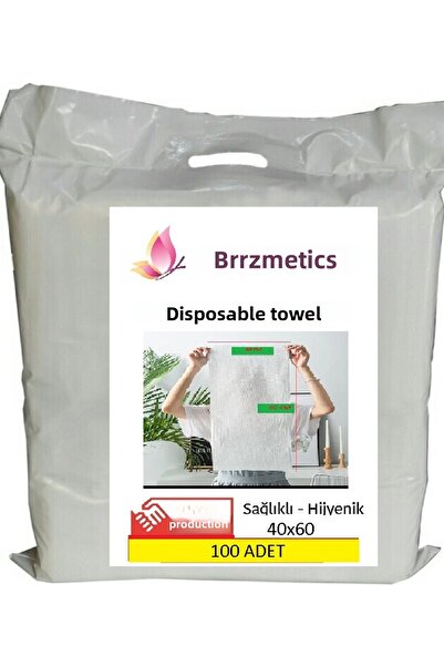 BB KOZMETİK مناديل للاستعمال مرة واحدة (40x60) 100 قطعة