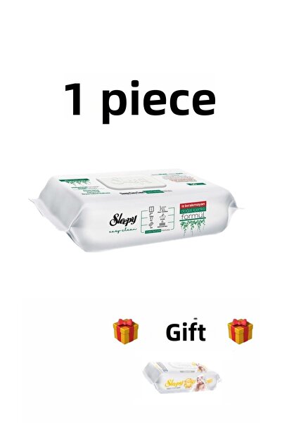 Sleepy مناديل تنظيف الأسطح سهلة التنظيف، قطعة واحدة تحتوي على 100 هدية حساسة