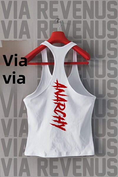 Vordevia Anarchy Printed Tank Top Sports Tank Top
