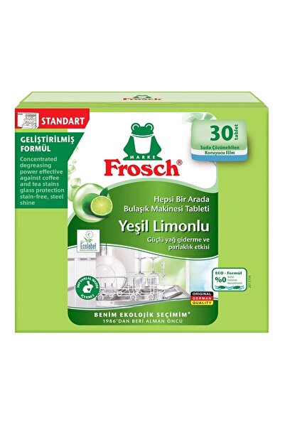 Frosch Green Lemon Dishwasher Tablets 30 Pieces 4 Pcs