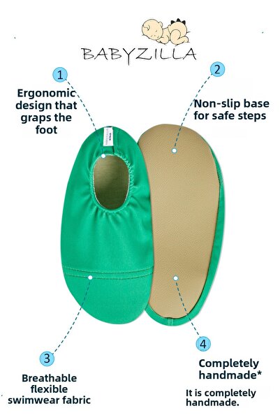 BabyZilla Αντιολισθητική σόλα Sea Shoes, Παιδικά Μποτάκια Πισίνας