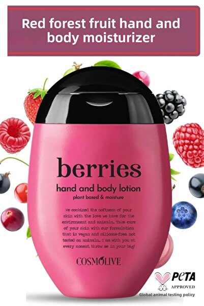 Cosmolive Hand and Body Lotion |   Red Forest Fruit |   Scented |   Moisturiz...