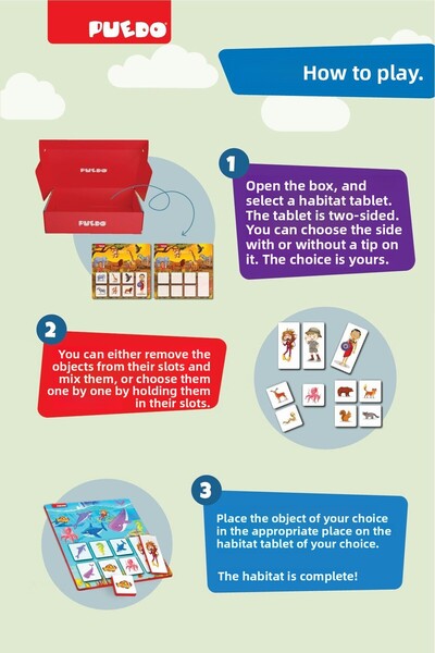 PUEDO Habitat Bingo - Matching Game