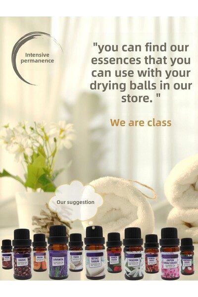 Biz Class 3-Piece Scented Wool Completely Organic Dryer Ball Natural Fabric Softener Felt Dryer Balls