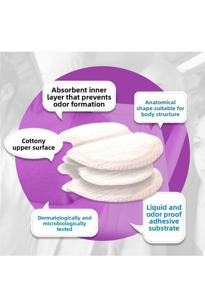 KOLPED Underarm sweat pads - 14 sheets (1 box)