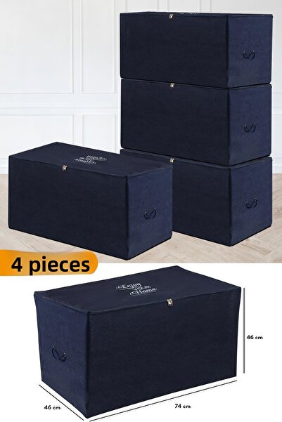 Serstil 4 bucăți - deșeuri de dimensiuni mari bleumarin - 74 x 46 x 46 cm