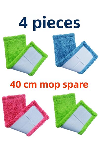 nistabolje 4 bucăți 40 cm cârpă de înlocuire pentru mop, durabilă, absorbantă...