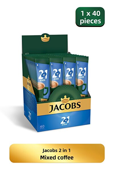 Jacobs مزيج القهوة في 1 - علبة تحتوي على 40 قطعة