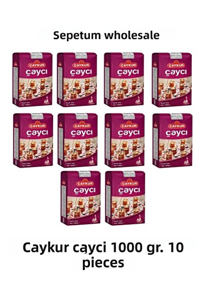 Çaykur 1000 Gr Tea Maker Tea - 10 Pieces in 1 Box * Basketum Wholesale