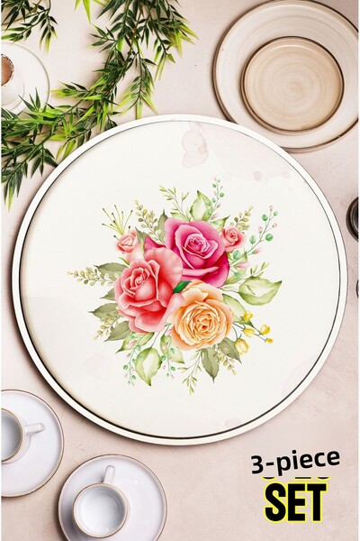 kutuTR Wooden Mdf Coffee Presentation Tray