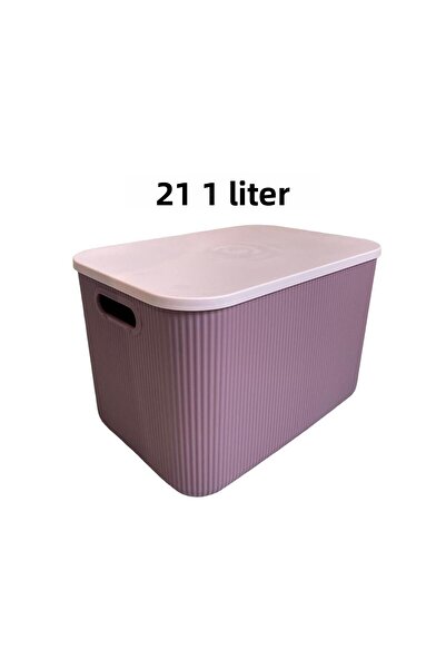 Bayev 21 Lt Storage Purple Closet Organizer, Toy and Laundry Basket, Storage Box