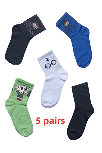 Esinti Ανδρικές κάλτσες Γυναικείες κάλτσες μακριές αθλητικές κάλτσες με μοτίβο κάλτσες πολύχρωμες κάλτσες 5 τεμαχίων