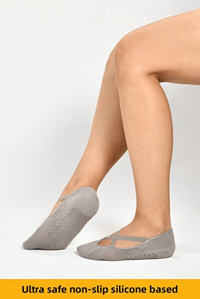 Dore Original Women's 2 Pairs Anti-Slip Sole Pilates Yoga Dance Ballet Plates Anti-Slip Socks - Standard Size