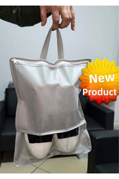 Bayev 3 Pieces Windowed Suitcase Shoe Carrying Bag Travel Organizer Shoe Slipper Pouch