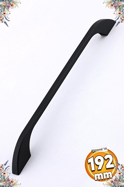 Badem10 Ezgi 192 mm mobilier metal negru sertar bucătărie capac dulap dulap 1...