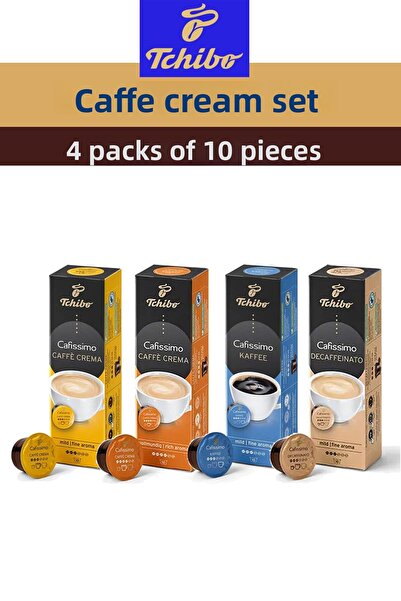Tchibo طقم قهوة كافيسيمو 4 قطع 4x10