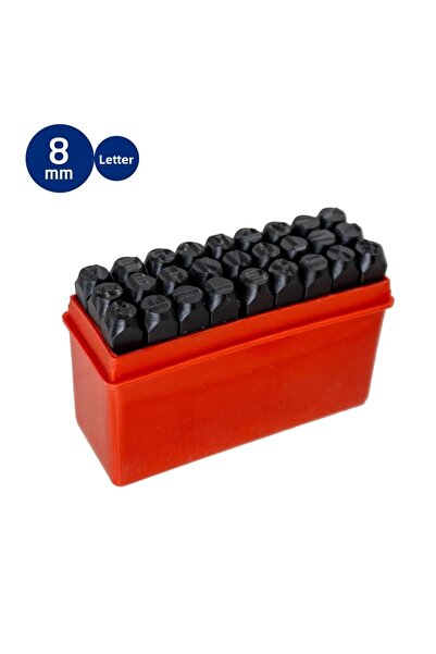 Partner طقم دباسة حروف فولاذية PT21218 8 مم (27 قطعة)