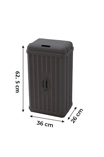 MissClean 50 Liter Trash Can with Motion Sensor Multi-Purpose Portable Foldable Bathroom and Kitchen