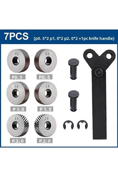 Choice مجموعة أدوات النقش ذات العجلات المزدوجة من XCAN، 7 قطع، مجموعة أدوات ا...