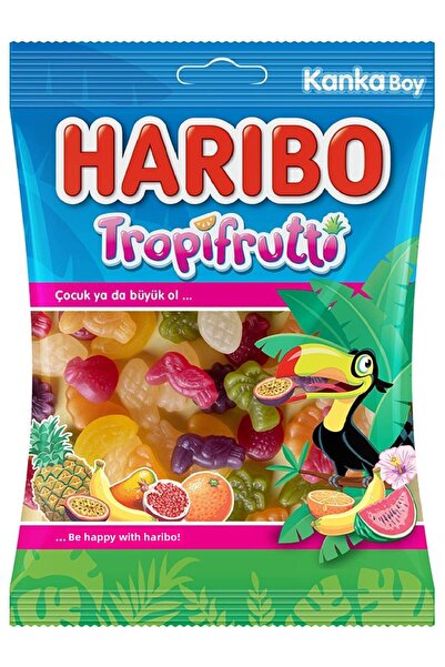 Haribo Tropifrutti 80g * 24 قطعة - نمط مطوي بسيط وأنيق