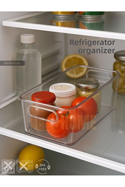 Jet's Home Refrigerator Organizer Storage Organizer Bpa Free Organizer Shockproof 29X11X9 cm