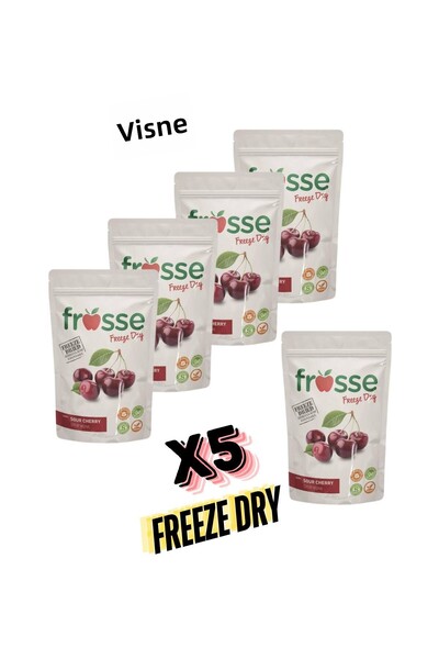 frosse 30 جرام × 5 عبوات من رقائق الكرز المجففة المجمدة من الشركة المصنعة