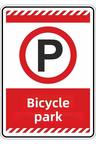 isgtabelam 25X35Cm /Phosphorescent Composite/Bicycle Parking Space