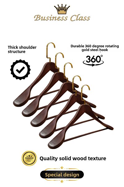 Manken İstanbul Cârlig italian din lemn masiv - 44 cm Umeraș pentru costum de...