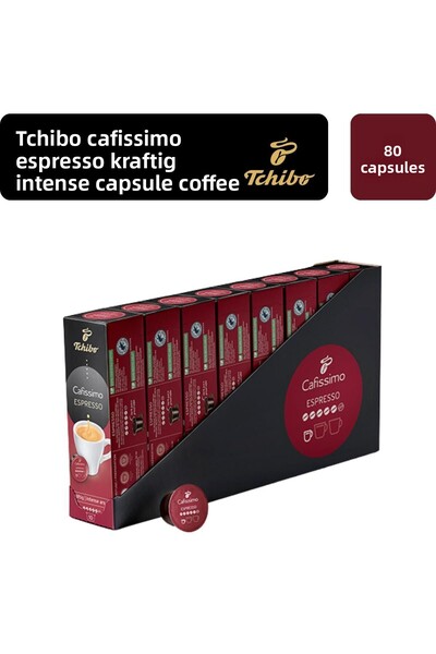 Tchibo كافيسيمو اسبريسو كرافتيج كبسولات قهوة مكثفة × 8 قطع