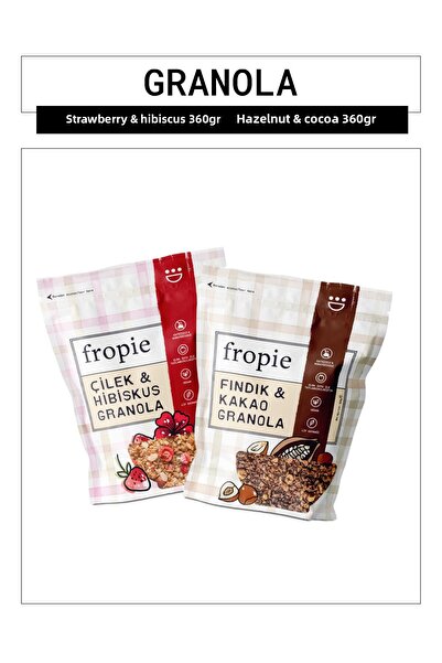 FROPİE عبوة فروبي جرانولا بالفراولة والهيبيسكوس والكاكاو