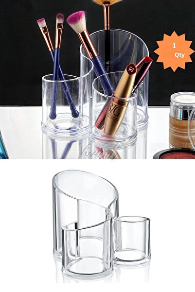 Vivart Accesoriu de machiaj cu perie triplex cu trei ochi multifuncțional Organizator pentru acasă