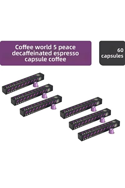 Kahve Dünyası 10 × 6 كبسولات قهوة خالية من الكافيين