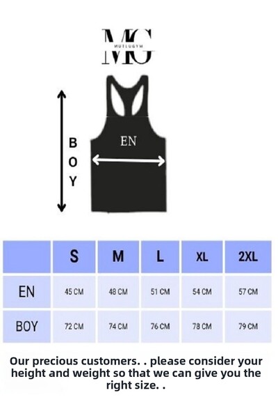 MUTLUGYM - Fitness Gym Tank Top Athlete's Tank Top