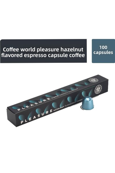 Kahve Dünyası قهوة اسبريسو - بنكهة البندق، 100 كبسولة