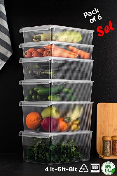 Porsima Refrigerator Index with 6 Lid Cabinet |   Bathroom & Kitchen Organize...