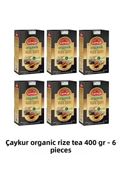 Çaykur Çaykur Organic Rize Tea 400 Gr - 6 Pieces