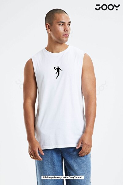 Jooy Basketball Player Printed Training Athlete Athlete Oversize Sleeveless T-Shirt