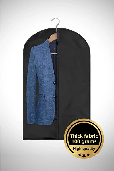 Paris Home Geantă pentru valisă, îmbrăcăminte, geantă de transport pentru protecție rochie, Gamboç Negru 100 Gr, geantă pentru rochii