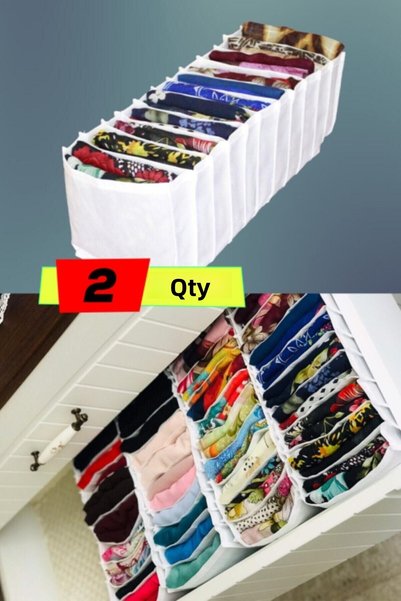 Organizerci Organizator alb cu 11 compartimente, lungime M - STD 2 bucăți, DD...