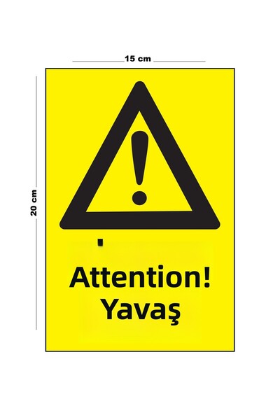 Lucena تحذير معدني بطيء 15 سم × 20 سم علامة تحويل علامة تحذير