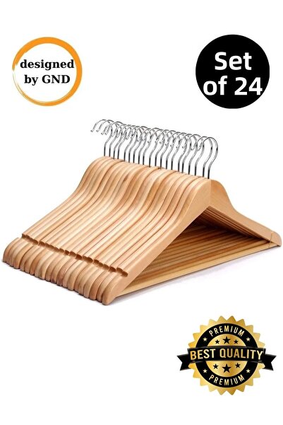 BabyLondy Wooden Hanger Wooden Clothes Hanger Wooden Clothes Hanger Closet Or...