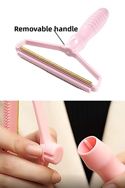 Buffer 2 τμχ Φούτερ ρούχων διπλής όψης Πλαστικό ύφασμα Feather Mohair Cleaner Collector Φορητό