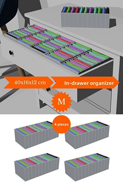 Ekici home textile 4 item(s) - Medium 11-Compartment Drawer Organizer 16 x 40...