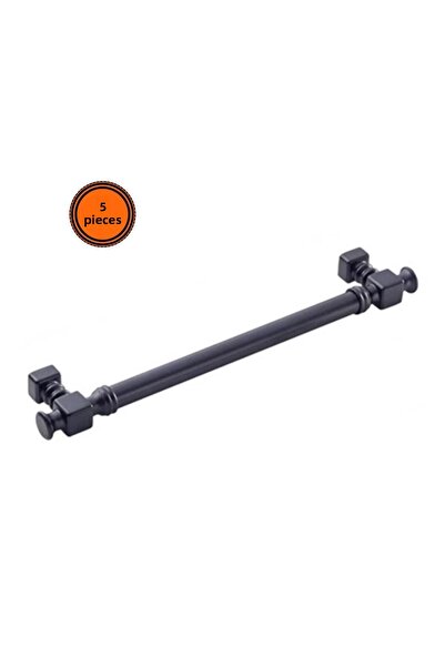 DOĞANLAR 5 Pieces Borns Dragon 128 mm Furniture Handle Matte Black
